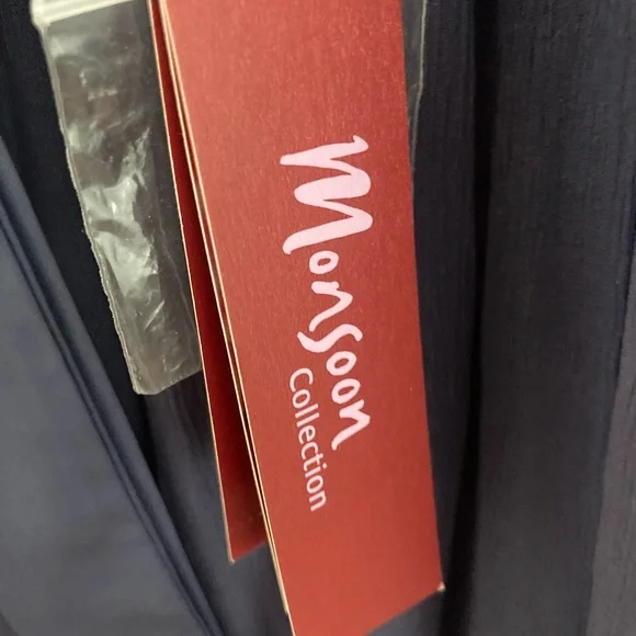 Monsoon London  New bautiful voile  silk dress, vintage but never worn, new Year - Picture 3 of 8